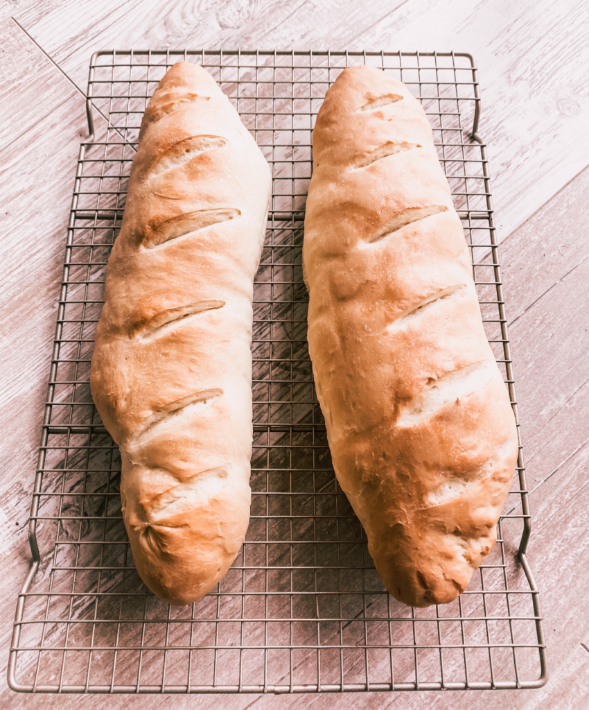 Crusty French Baguettes - My Wayfaring Life